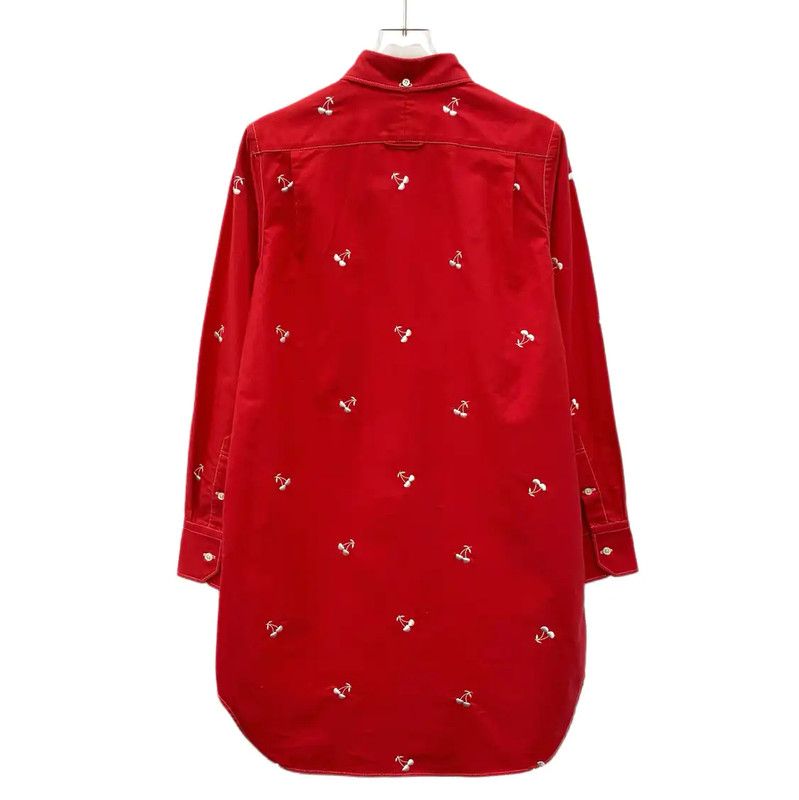 Thom Browne Thom Browne Red Cotton Women's Shirt 0089 Size S / US 4 / IT 40 - 2 Thumbnail