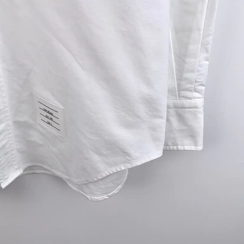 Thom Browne Thom Browne White Cotton Women's Shirt 0089 Size L / US 10 / IT 46 - 4 Thumbnail