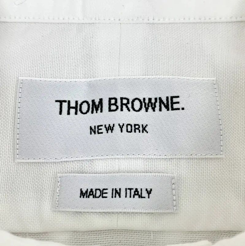 Thom Browne Thom Browne White Cotton Women's Shirt 0089 Size L / US 10 / IT 46 - 6 Thumbnail