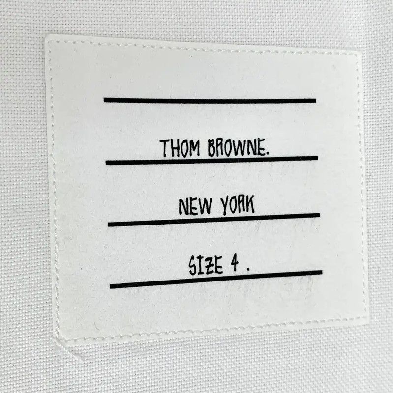 Thom Browne Thom Browne White Cotton Women's Shirt 0089 Size L / US 10 / IT 46 - 5 Thumbnail
