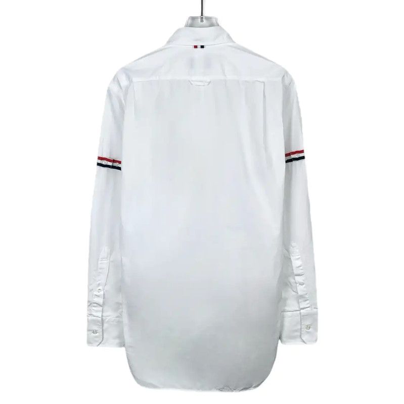 Thom Browne Thom Browne White Cotton Women's Shirt 0089 Size L / US 10 / IT 46 - 2 Thumbnail