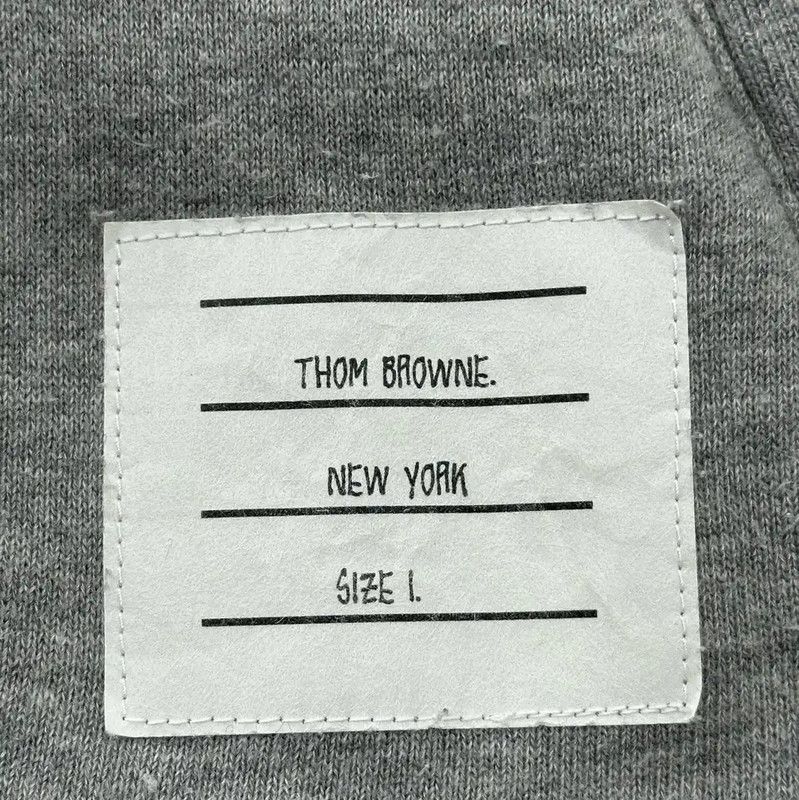 Thom Browne Thom Browne Women's Gray Zip-Up Hoodie 0089 Size XS / US 0-2 / IT 36-38 - 4 Thumbnail