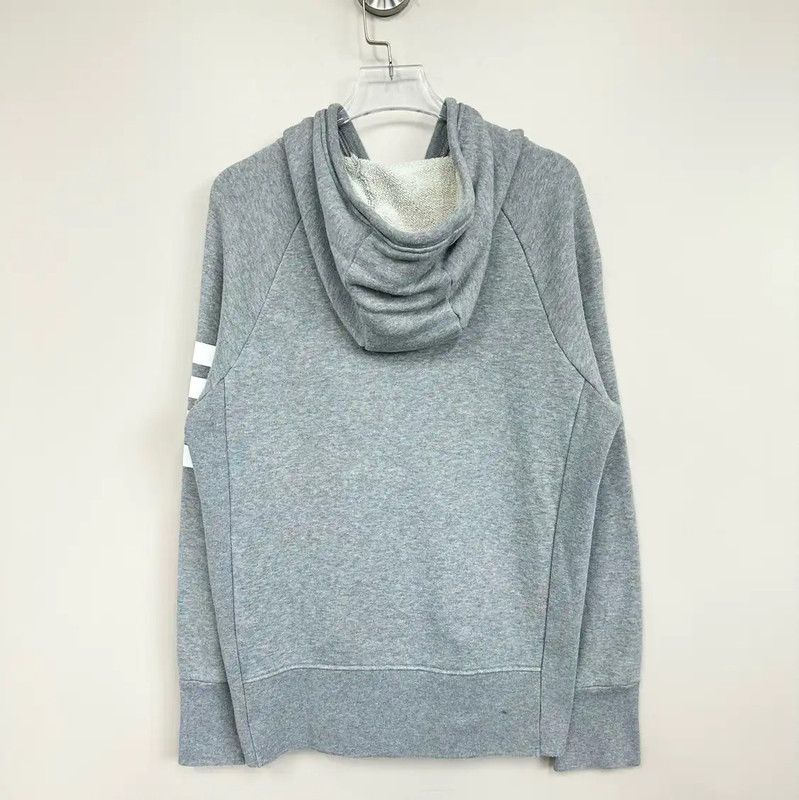 Thom Browne Thom Browne Women's Gray Zip-Up Hoodie 0089 Size XS / US 0-2 / IT 36-38 - 2 Thumbnail