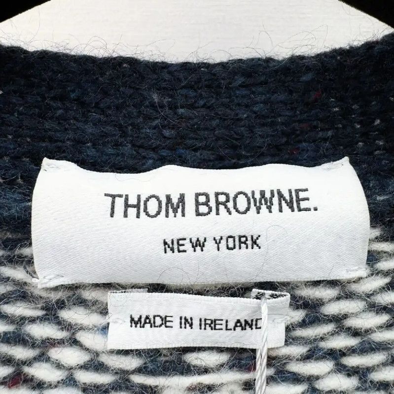 Thom Browne Thom Browne Multicolor Long Sleeve Cardigan 0089 Size S / US 4 / IT 40 - 2 Thumbnail