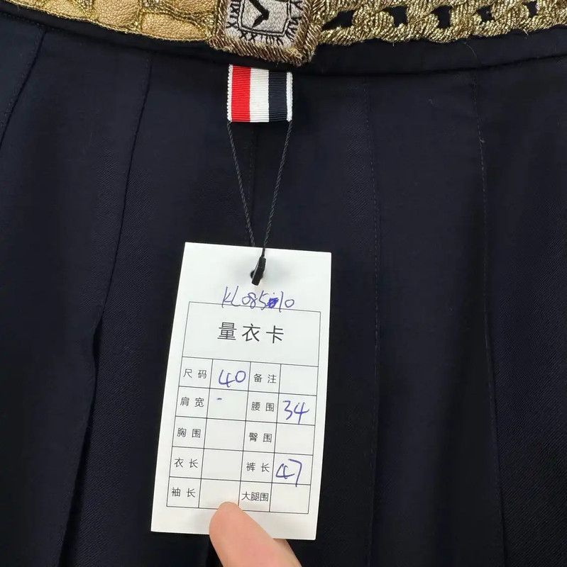 Thom Browne Thom Browne Pleated Wool Skirt for Summer 0089 Size 26" / US 2 / IT 38 - 7 Thumbnail