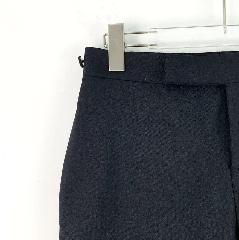 Thom Browne Thom Browne Women's Black Wool Casual Pants 0089 Size 23" - 3 Thumbnail
