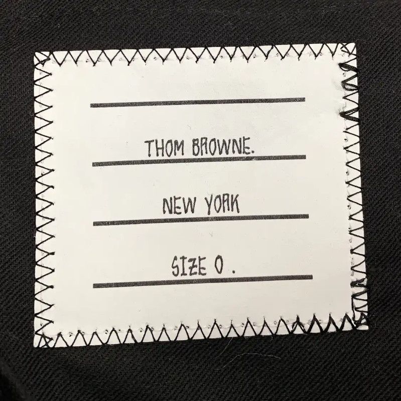 Thom Browne Thom Browne Women's Black Wool Casual Pants 0089 Size 23" - 6 Thumbnail