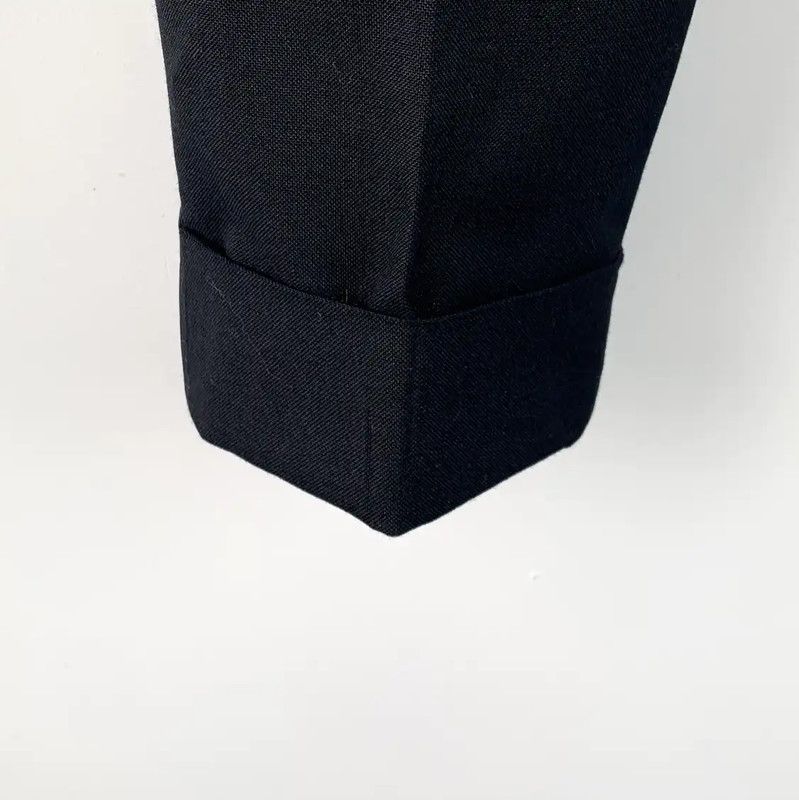 Thom Browne Thom Browne Women's Black Wool Casual Pants 0089 Size 23" - 4 Thumbnail