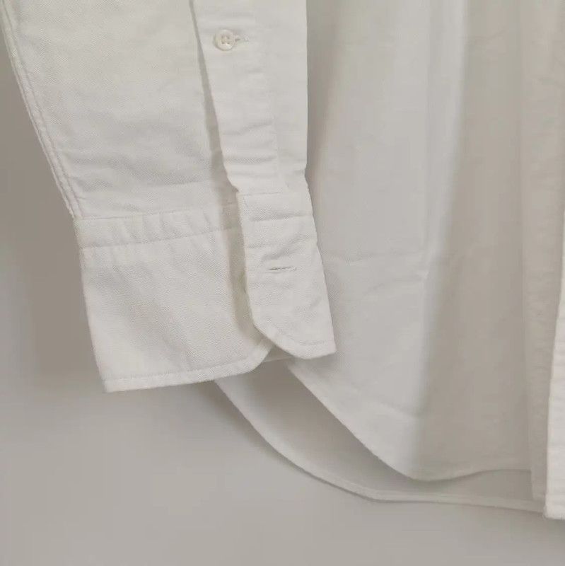 Thom Browne Thom Browne White Cotton Women's Shirt 0089 Size L / US 10 / IT 46 - 4 Thumbnail