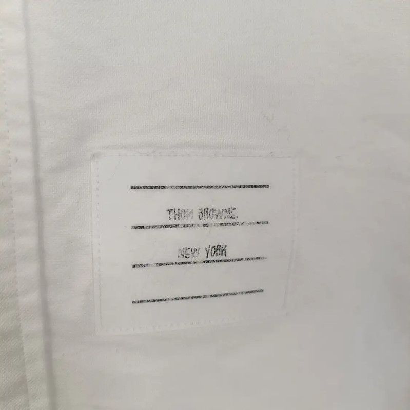Thom Browne Thom Browne White Cotton Women's Shirt 0089 Size L / US 10 / IT 46 - 6 Thumbnail