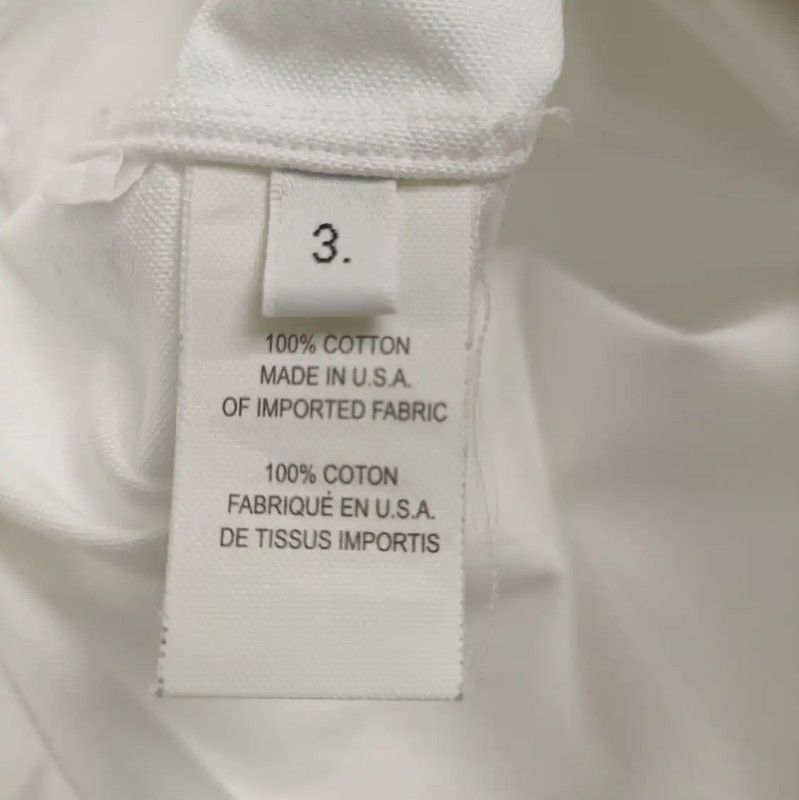 Thom Browne Thom Browne White Cotton Women's Shirt 0089 Size L / US 10 / IT 46 - 7 Thumbnail