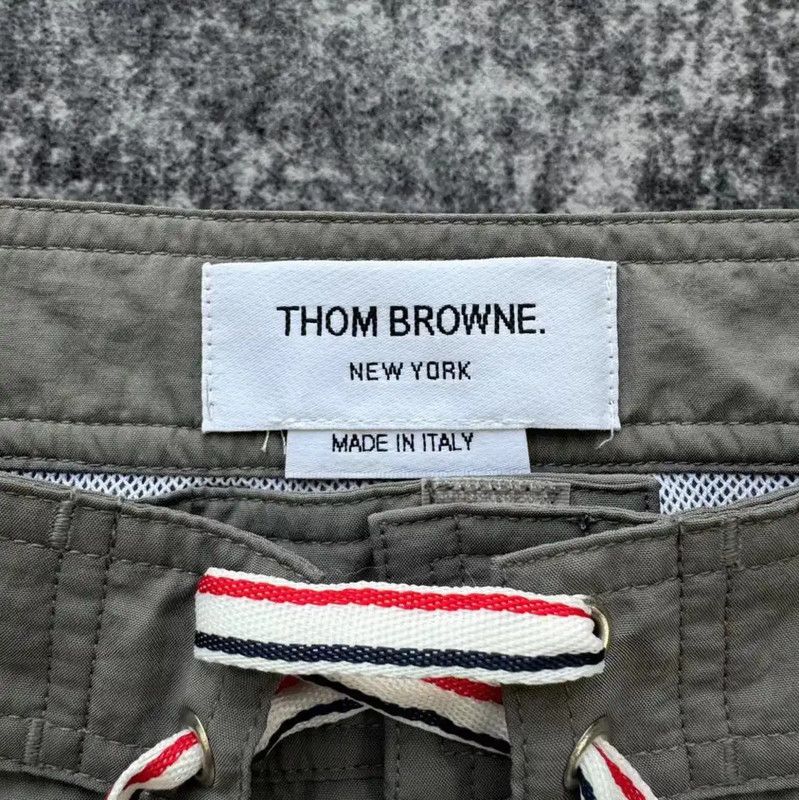 Thom Browne Thom Browne Grey Cotton Women's Casual Pants 0089 Size 23" - 3 Thumbnail