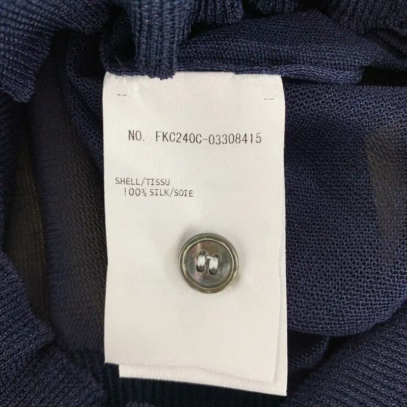 Thom Browne Thom Browne Blue Silk Women's Shirt 0089 Size M / US 6-8 / IT 42-44 - 7 Thumbnail