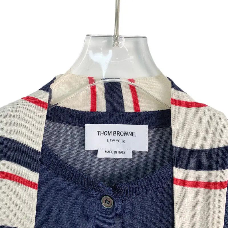 Thom Browne Thom Browne Blue Silk Women's Shirt 0089 Size M / US 6-8 / IT 42-44 - 3 Thumbnail