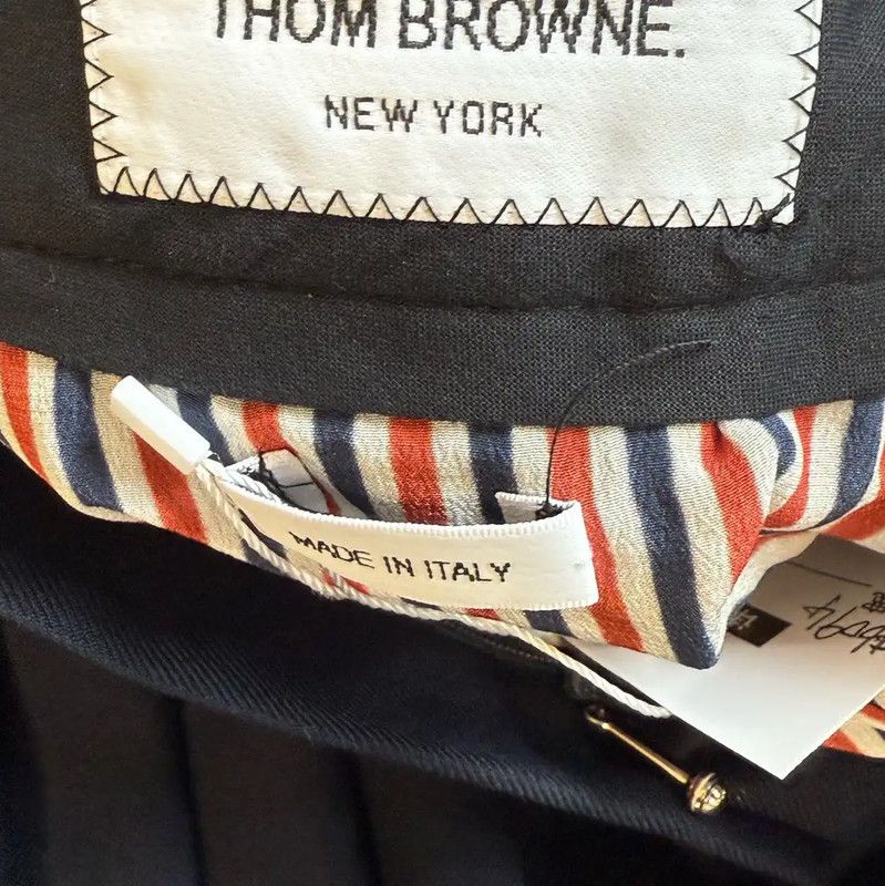 Thom Browne Thom Browne Black Wool Pleated Skirt 0089 Size 30" / US 8 / IT 44 - 4 Thumbnail