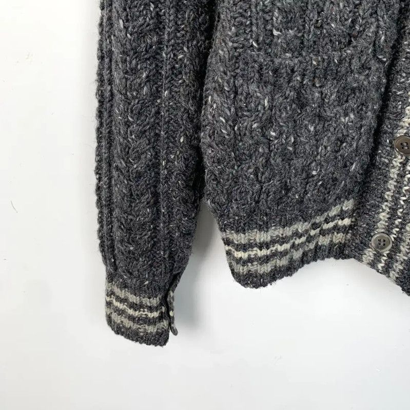 Thom Browne Thom Browne Women's Dark Gray Wool Cardigan 0089 Size XS / US 0-2 / IT 36-38 - 4 Thumbnail