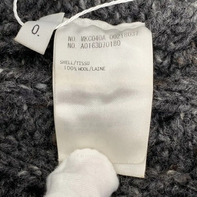 Thom Browne Thom Browne Women's Dark Gray Wool Cardigan 0089 Size XS / US 0-2 / IT 36-38 - 6 Thumbnail