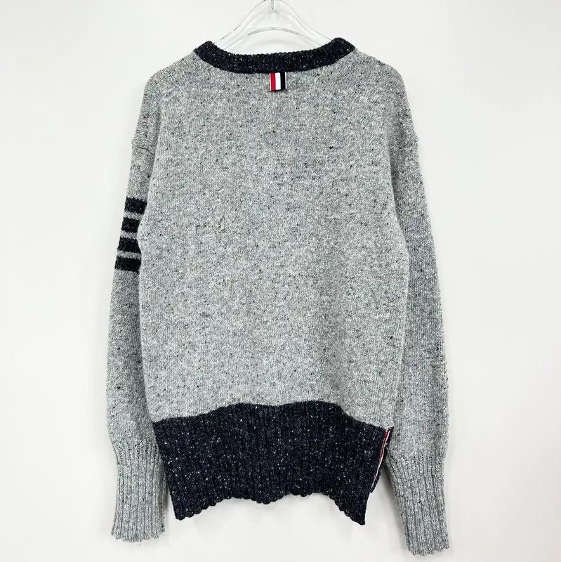 Thom Browne Thom Browne Gray Women's Sweater 0089 Size M / US 6-8 / IT 42-44 - 2 Thumbnail
