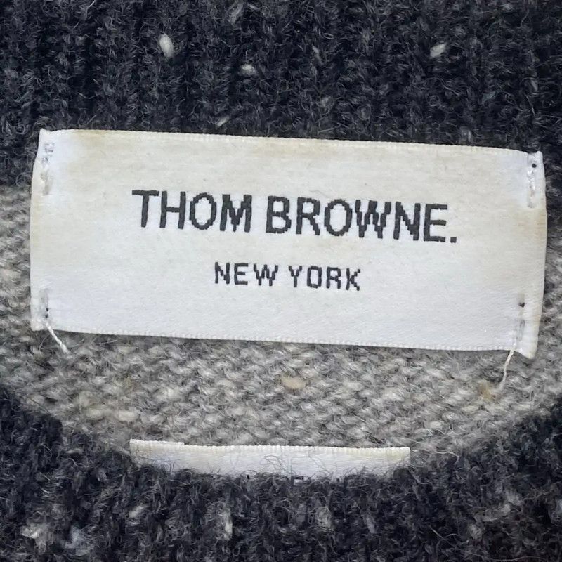 Thom Browne Thom Browne Gray Women's Sweater 0089 Size M / US 6-8 / IT 42-44 - 3 Thumbnail