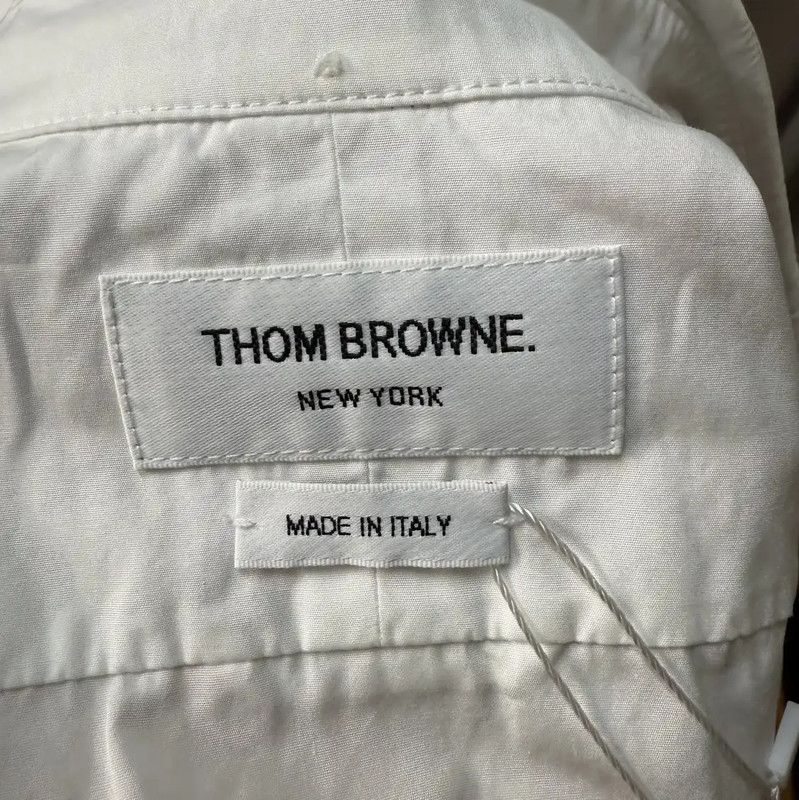 Thom Browne Thom Browne White Cotton Women's Shirt 0089 Size M / US 6-8 / IT 42-44 - 3 Thumbnail
