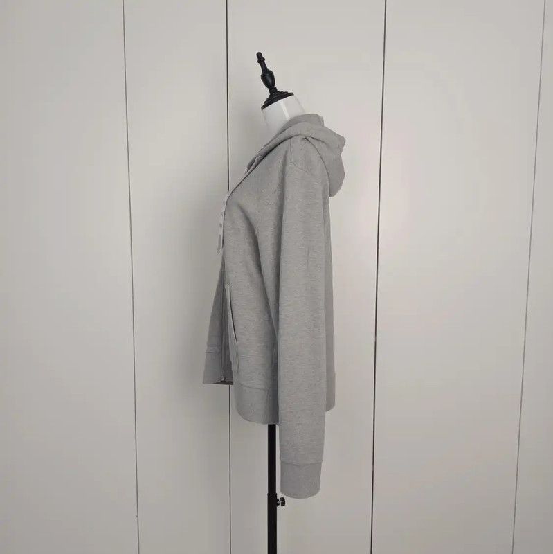 Thom Browne Thom Browne Gray Striped Long Sleeve Hoodie 0089 Size S / US 4 / IT 40 - 4 Thumbnail