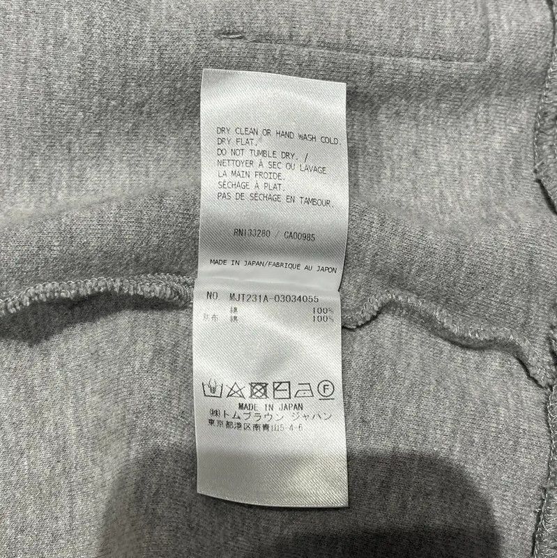 Thom Browne Thom Browne Gray Striped Long Sleeve Hoodie 0089 Size S / US 4 / IT 40 - 8 Thumbnail