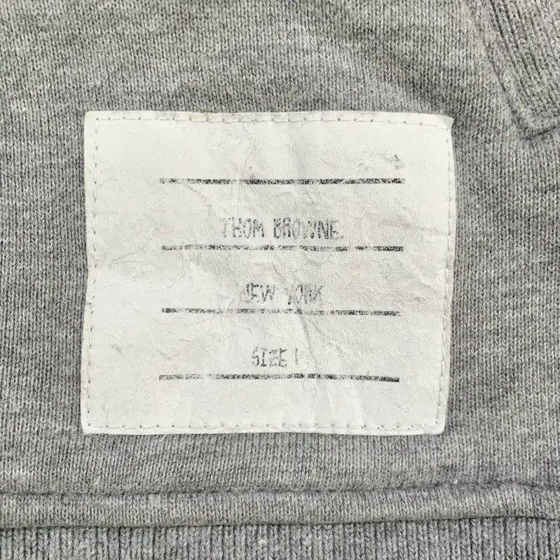 Thom Browne Thom Browne Gray Cotton Womens Hoodie 0089 Size L / US 10 / IT 46 - 5 Thumbnail