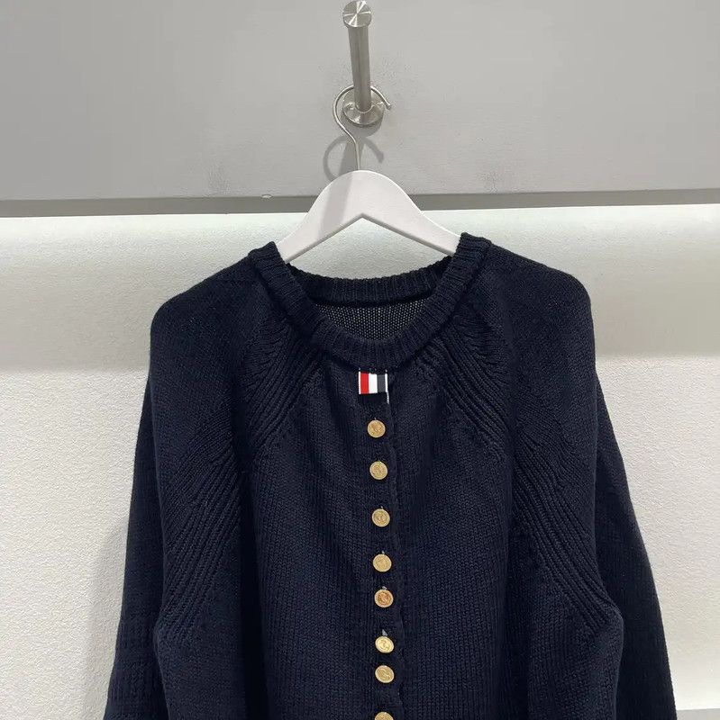Thom Browne Thom Browne Blue Long Sleeve Pullover Sweater 0089 Size ONE SIZE - 3 Thumbnail