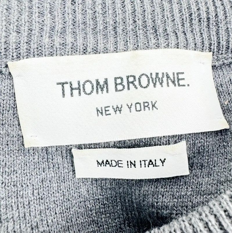 Thom Browne Thom Browne Gray Women's Sweatshirt 0089 Size XS / US 0-2 / IT 36-38 - 3 Thumbnail