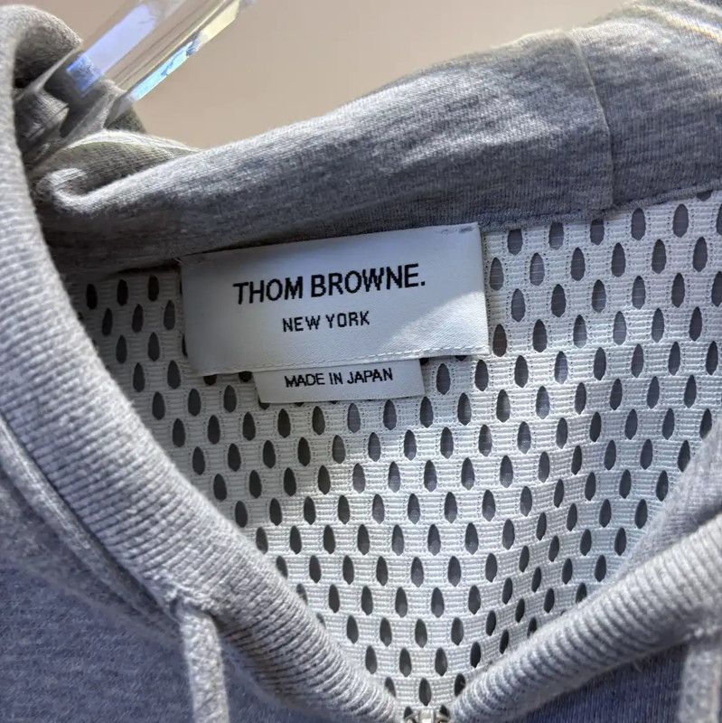 Thom Browne Thom Browne Gray Long Sleeve Cardigan for Women 0089 Size S / US 4 / IT 40 - 4 Thumbnail