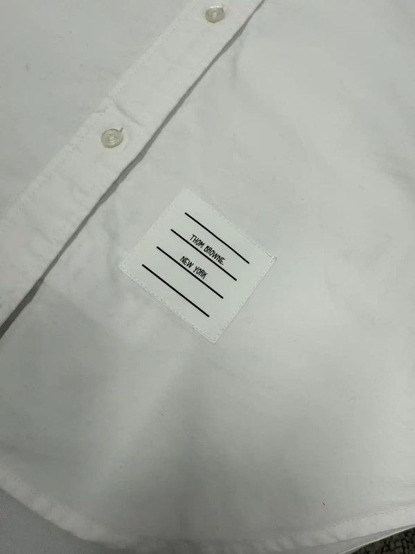 Thom Browne Thom Browne White Cotton Women's Shirt 0089 Size XL / US 12-14 / IT 48-50 - 3 Thumbnail