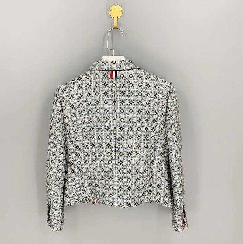 Thom Browne Thom Browne Gray Women's Jacket Size S 0089 Size S / US 4 / IT 40 - 2 Thumbnail
