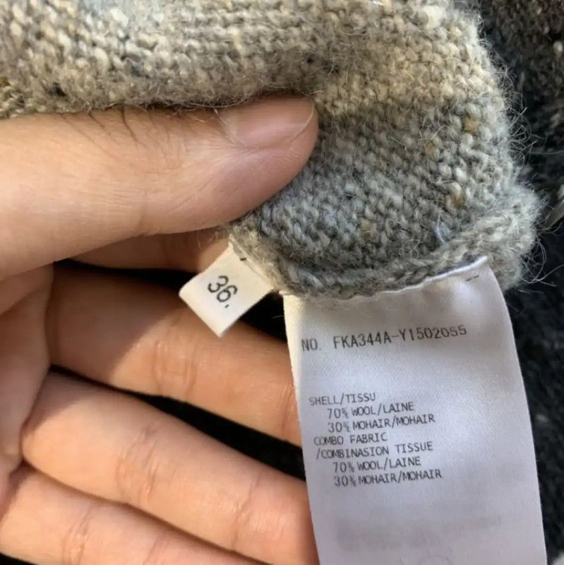 Thom Browne Thom Browne Dark Gray Wool Sweater for Women 0089 Size M / US 6-8 / IT 42-44 - 5 Thumbnail