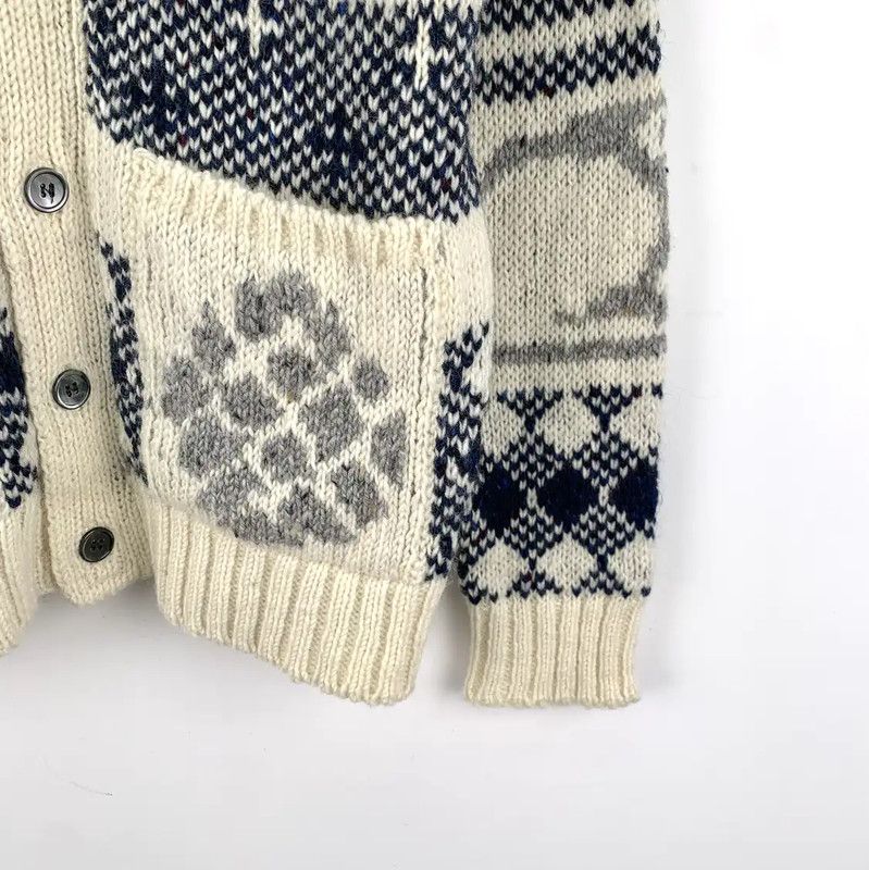 Thom Browne Thom Browne Color Block Wool Women's Cardigan 0089 Size S / US 4 / IT 40 - 4 Thumbnail