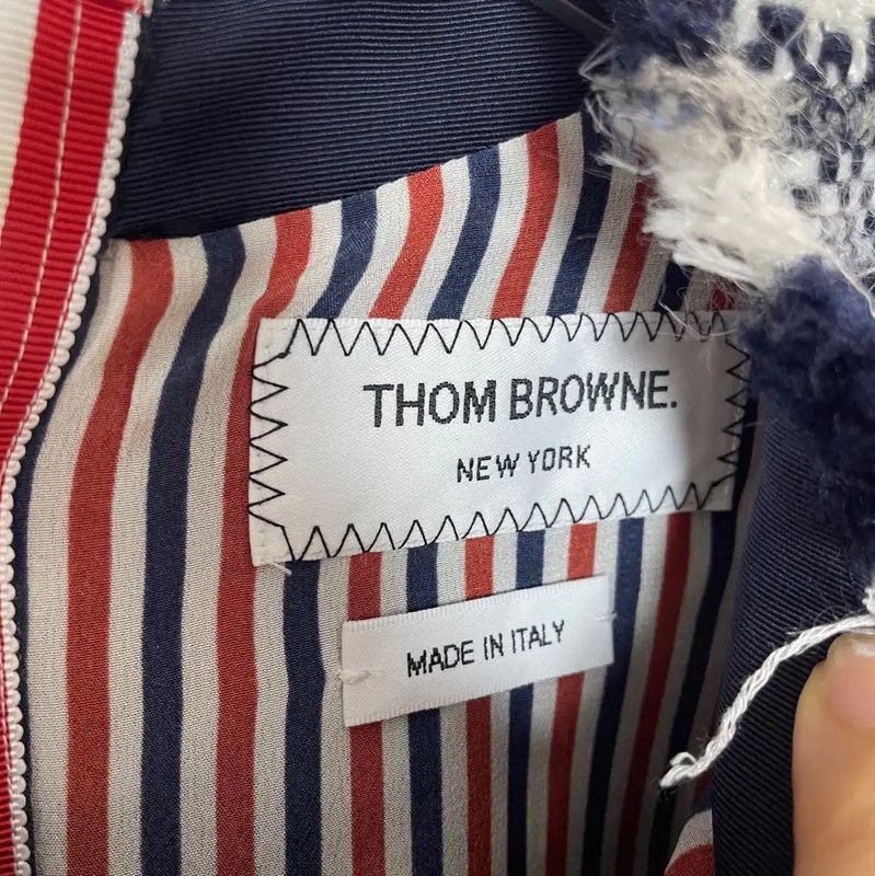 Thom Browne Thom Browne Black Cotton Dress for Women 0089 Size M / US 6-8 / IT 42-44 - 2 Thumbnail