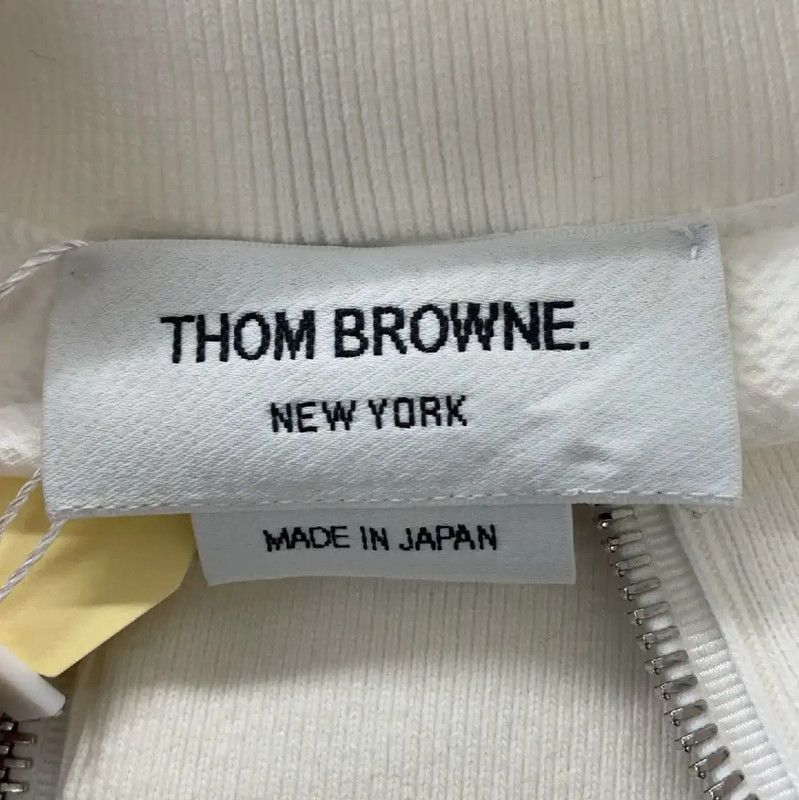 Thom Browne Thom Browne Women's White Jacket 0089 Size L / US 10 / IT 46 - 3 Thumbnail