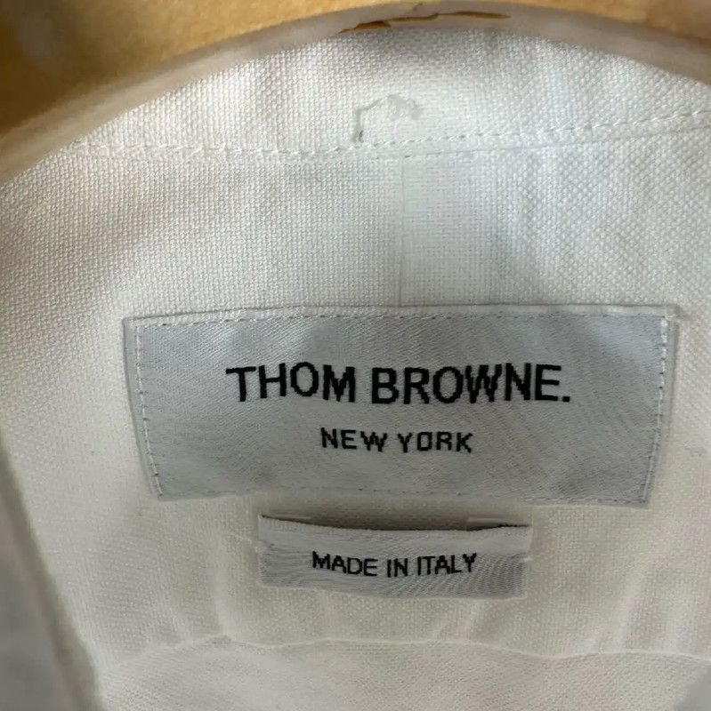 Thom Browne Thom Browne White Cotton Shirt for Women 0089 Size M / US 6-8 / IT 42-44 - 5 Thumbnail