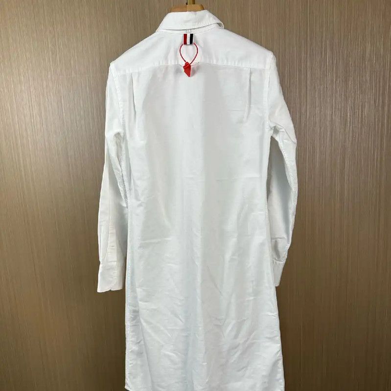 Thom Browne Thom Browne White Cotton Shirt for Women 0089 Size M / US 6-8 / IT 42-44 - 2 Thumbnail