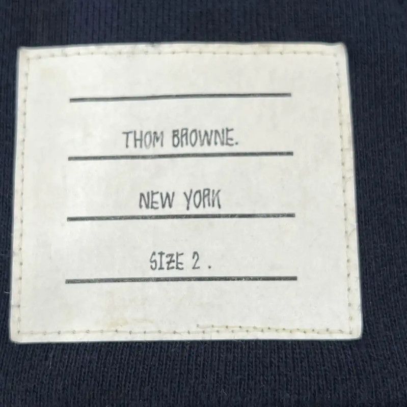 Thom Browne Thom Browne Black Cotton Long Sleeve Hoodie 0089 Size M / US 6-8 / IT 42-44 - 6 Thumbnail