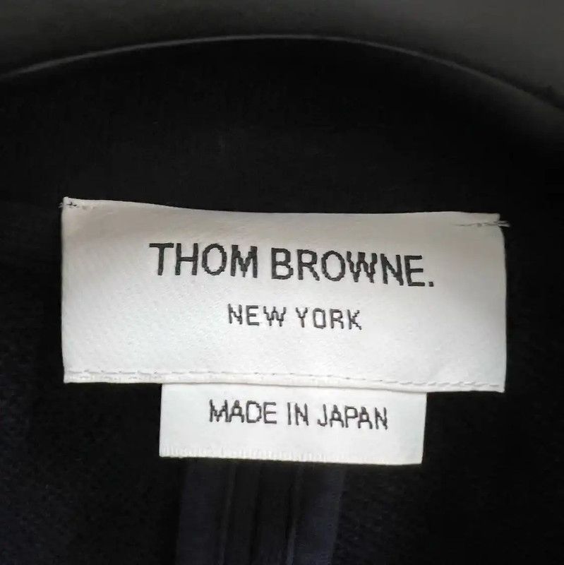 Thom Browne Thom Browne Women's Navy Striped Jacket 0089 Size ONE SIZE - 2 Thumbnail