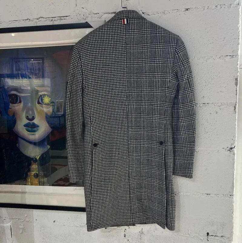 Thom Browne Thom Browne Gray Wool Trench Coat for Women 0089 Size S / US 4 / IT 40 - 2 Thumbnail