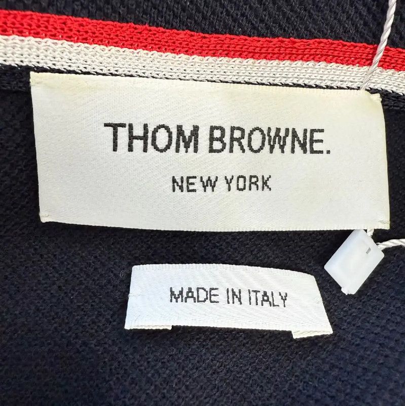 Thom Browne Thom Browne Navy Cotton Women's Dress 0089 Size M / US 6-8 / IT 42-44 - 3 Thumbnail