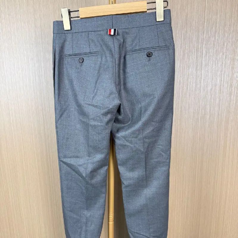 Thom Browne Thom Browne Gray Wool Casual Pants 0089 Size 24" / US 00 / IT 34 - 2 Thumbnail