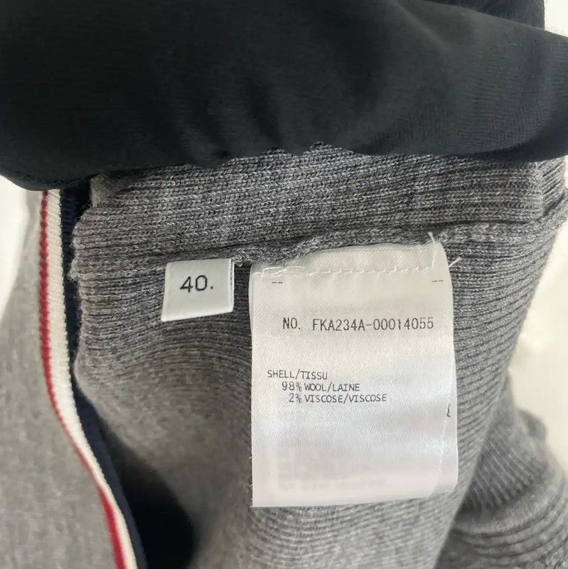 Thom Browne Thom Browne Gray Wool Sweater for Women 0089 Size S / US 4 / IT 40 - 7 Thumbnail