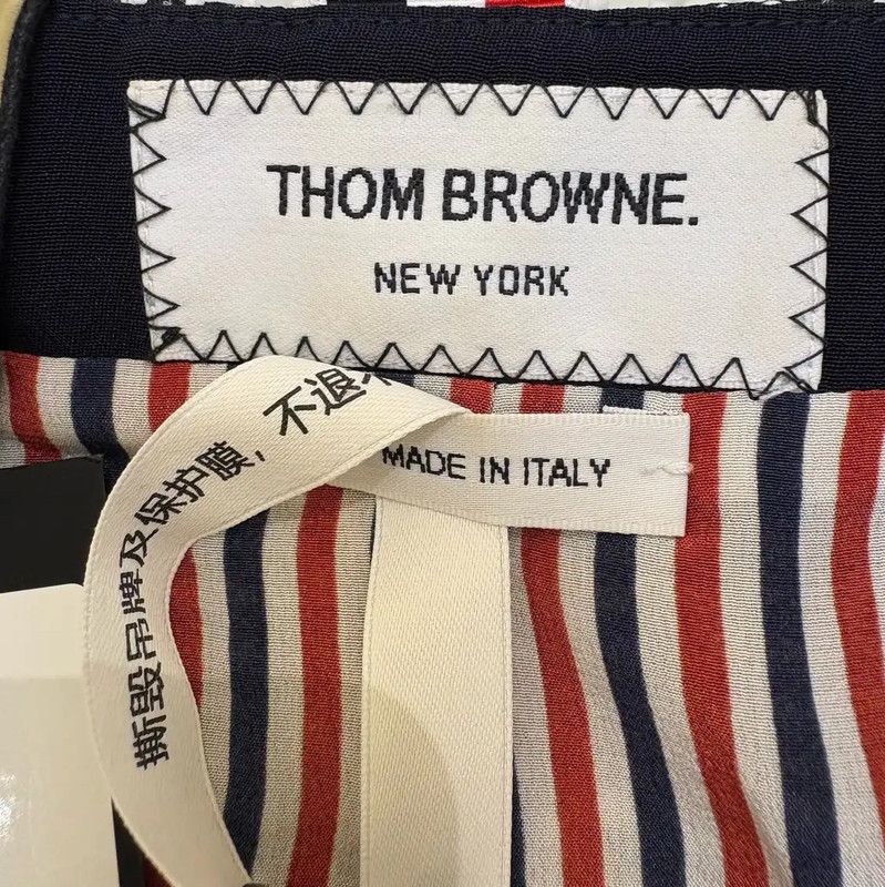 Thom Browne Thom Browne A-Line Skirt in Blue-Grey 0089 Size 23" - 7 Thumbnail