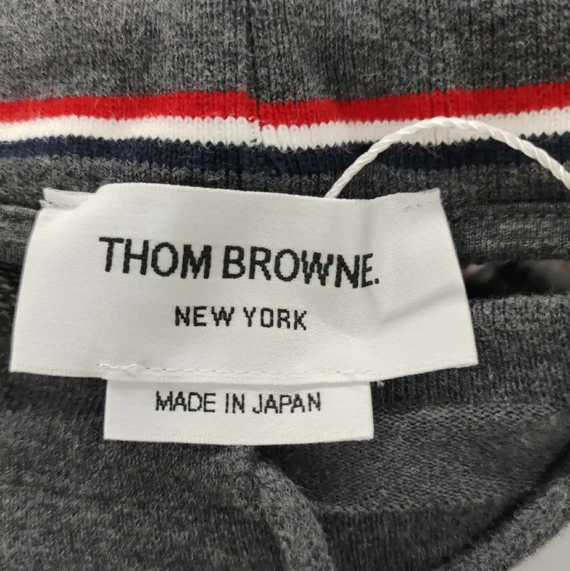Thom Browne Thom Browne Gray Cotton Women's Casual Pants 0089 Size 26" / US 2 / IT 38 - 3 Thumbnail