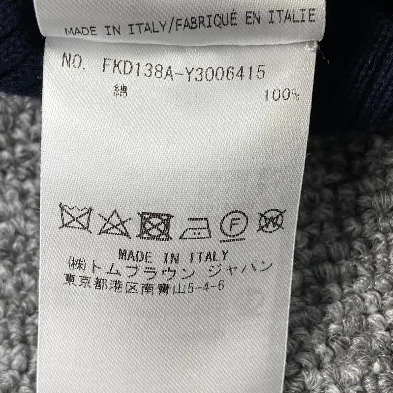 Thom Browne Thom Browne Navy Cotton Dress for Women 0089 Size M / US 6-8 / IT 42-44 - 6 Thumbnail