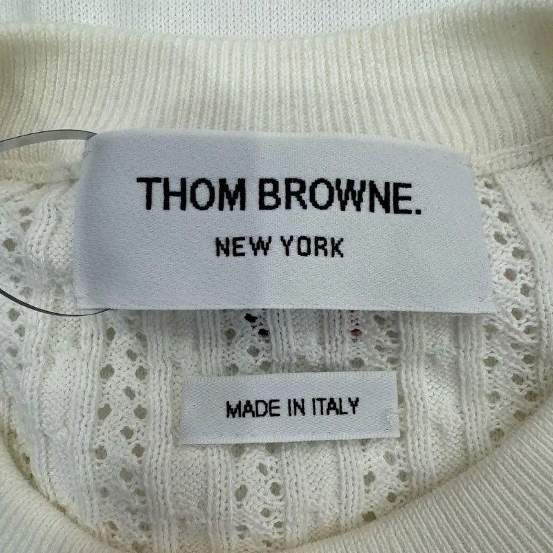 Thom Browne Thom Browne Black Cotton Dress for Women 0089 Size M / US 6-8 / IT 42-44 - 6 Thumbnail