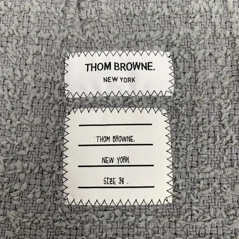 Thom Browne Thom Browne Gray Cotton Women's Jacket 0089 Size S / US 4 / IT 40 - 5 Thumbnail