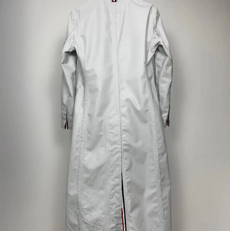 Thom Browne Thom Browne White Women's Trench Coat 0089 Size S / US 4 / IT 40 - 2 Thumbnail